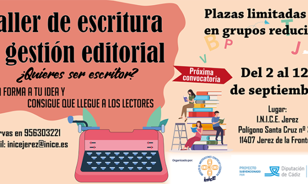Taller de escritura y gestión editorial – Jerez de la Frontera
