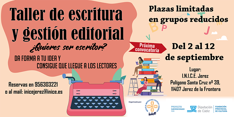 Taller de escritura y gestión editorial – Jerez de la Frontera