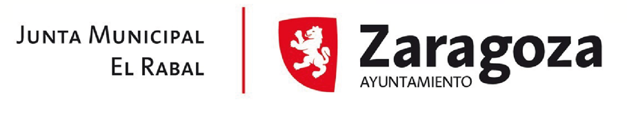 Logotipo Ayuntamiento de Zaragoza. Junta del Rabal